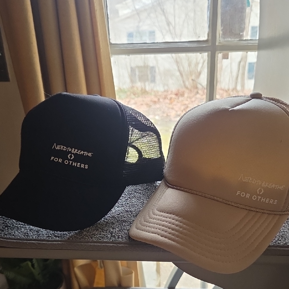 Needtobreathe "For Others" Trucker Caps - Black & Taupe